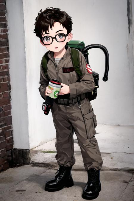 24934-550650215-ghostbuster uniform, 1boy, male child, (sewer), underground, protopack, full body, glasses, black boots,.png